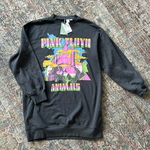 NWT Sweatshirt dress, Pink Floyd